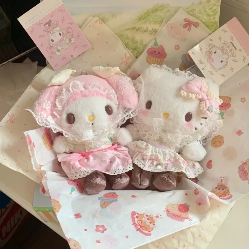 

Коллекция Forest Series: Платье Hello Kitty с цветочным кружевом, плюшевая игрушка My Melody, брелок, балетный танец, My Sweet Piano, плюшевая кукла-подвеска KT