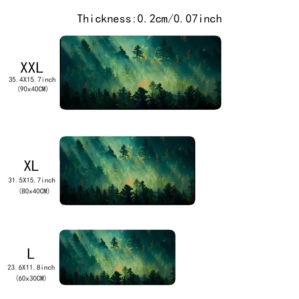 

Mouse Pad Oversized lock edge mouse pad for gaming computer keyboard and desk