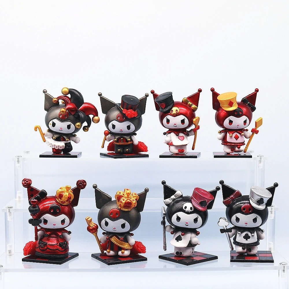 Sanrio 피규어 장난감 클래식 애니메이션 마이 멜로디 쿠로미 만화 이미지 액션 피규어 상자 장난감 어린이 선물