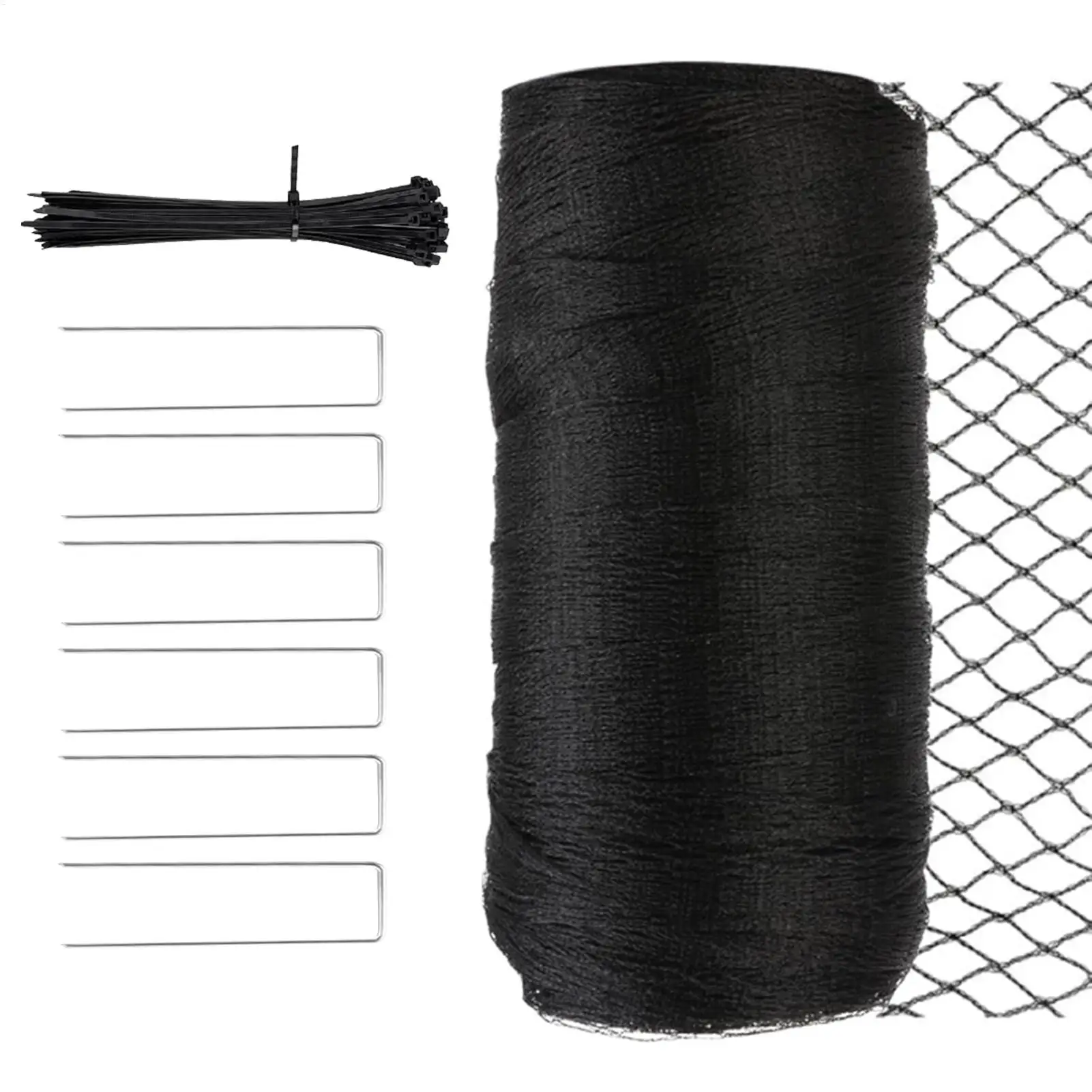 Pond Netting Protective Adjustable Heavy Duty Blocker Cover Large Netting Vegetables Soft Fruits Plants Mesh Animal Proof Net