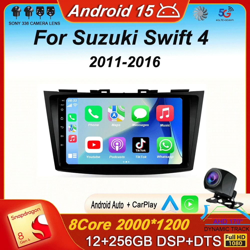 

Автомобильный Android15 Радио Стерео Для Suzuki Swift 4 2011 2012 2013 2014-2016 Мультимедийный Видеоплеер 2 Din Auto Audio G Стерео Аудио