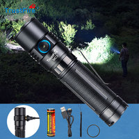 TrustFire MC3 EDC LED Flashlight 2500 Lumens Magnetic USB Rechargeable XHP50 Torch Lamp Come With 21700 5000mah Battery