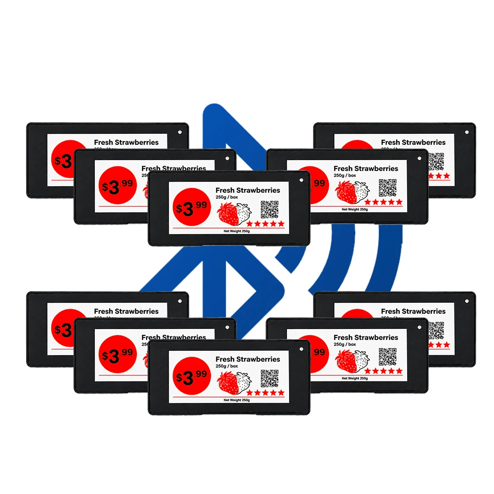 Suppliers 2.9 inch electronic shelf label 10pcs esl digital price tags for Jewelry Store