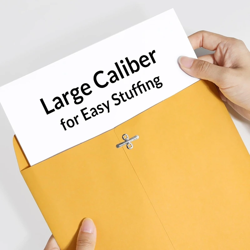 Clasp Envelopes 50 Count-9x12 Inch Envelopes with Clasp Closure - for Home,Office,Business,Legal or School-A69M