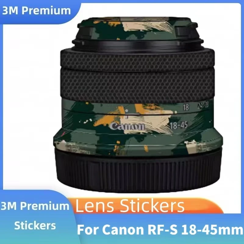 For Canon RF-S 18-45 F4.5-6.3 IS STM Skin Camera Body Wrap Coat Protective Film Protector Vinyl Decal Sticker RF-S18-45mm