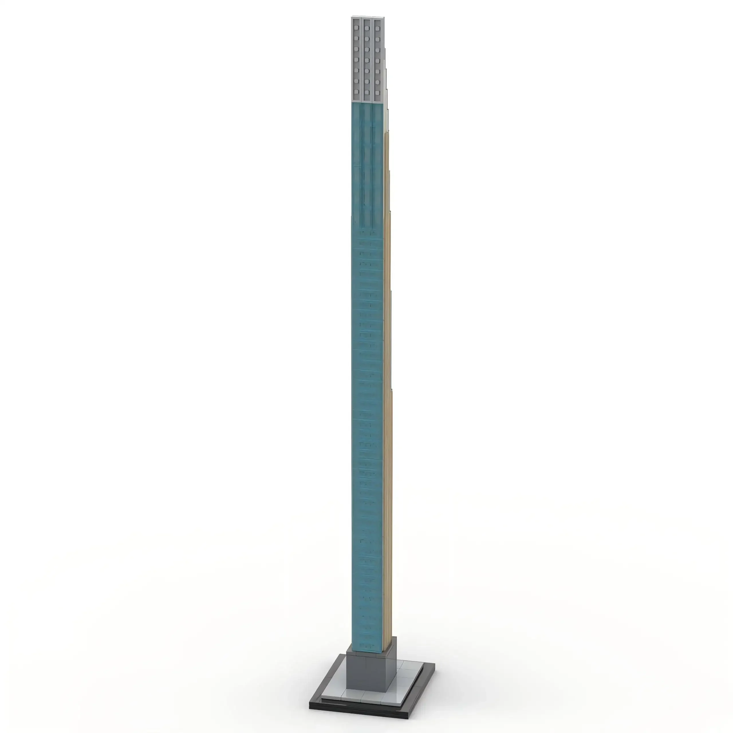 

MOC Large-scale Buildings Model 1:800 Ratio Assembly Model Puzzle Kids Toy Birthday Gift Steinway Tower Building Blocks Set