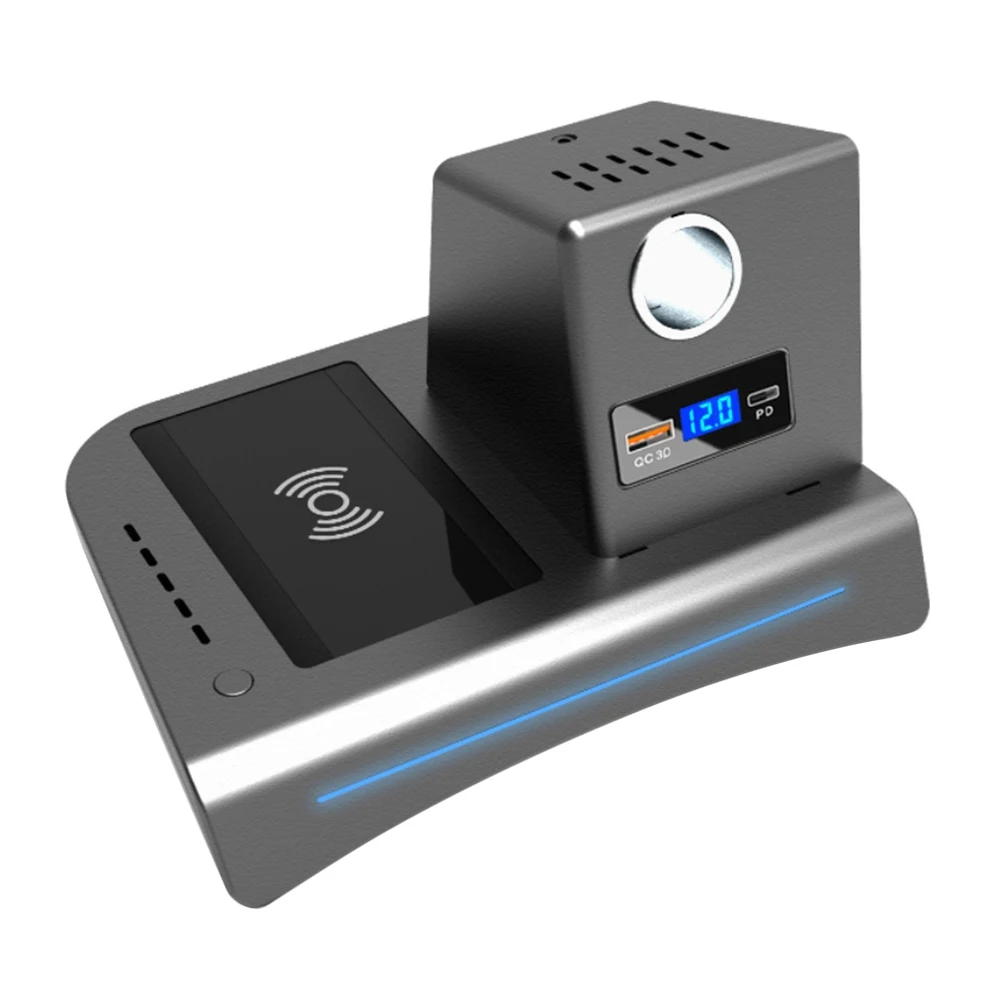 

A03Q-15W Car Wireless For Equinox 2017-2021 Accessories,PD+QC 3.0 Fast Charging Center Console Wireless Pad