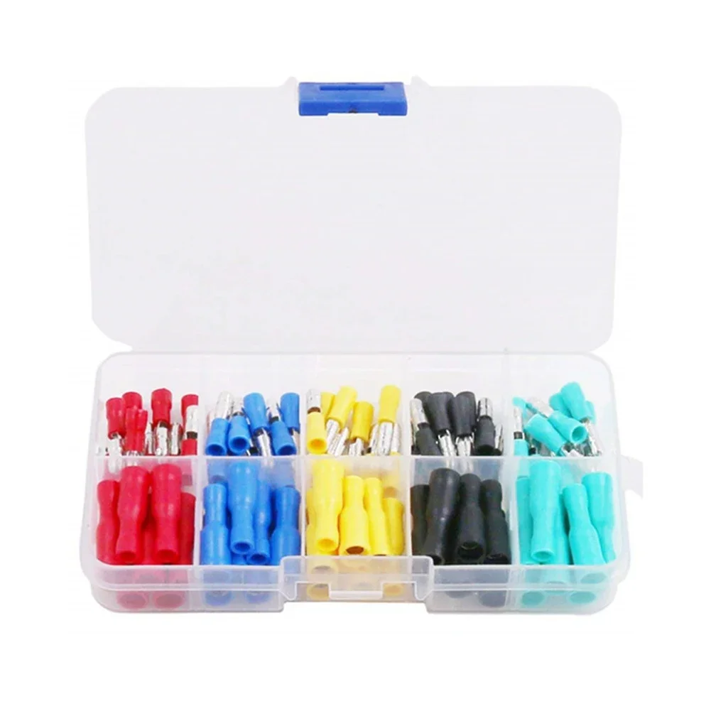 

Electrical Repairs Male And Female Terminal Cold Pressure Terminals Copper Tube Sleeves For Automotive Repair Easy To Insert