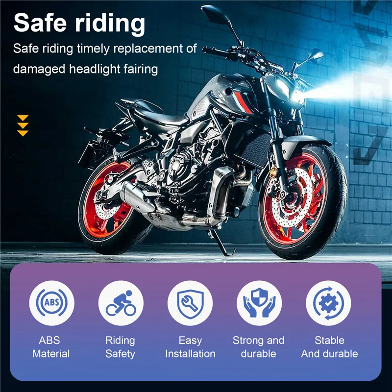 

Precisionn Motorcycle Front Headlight Fairing Bracket Front Panel Fairing Cover For Yamaha FZ-07 MT-07 FZ07 MT07 2018 2019 2020