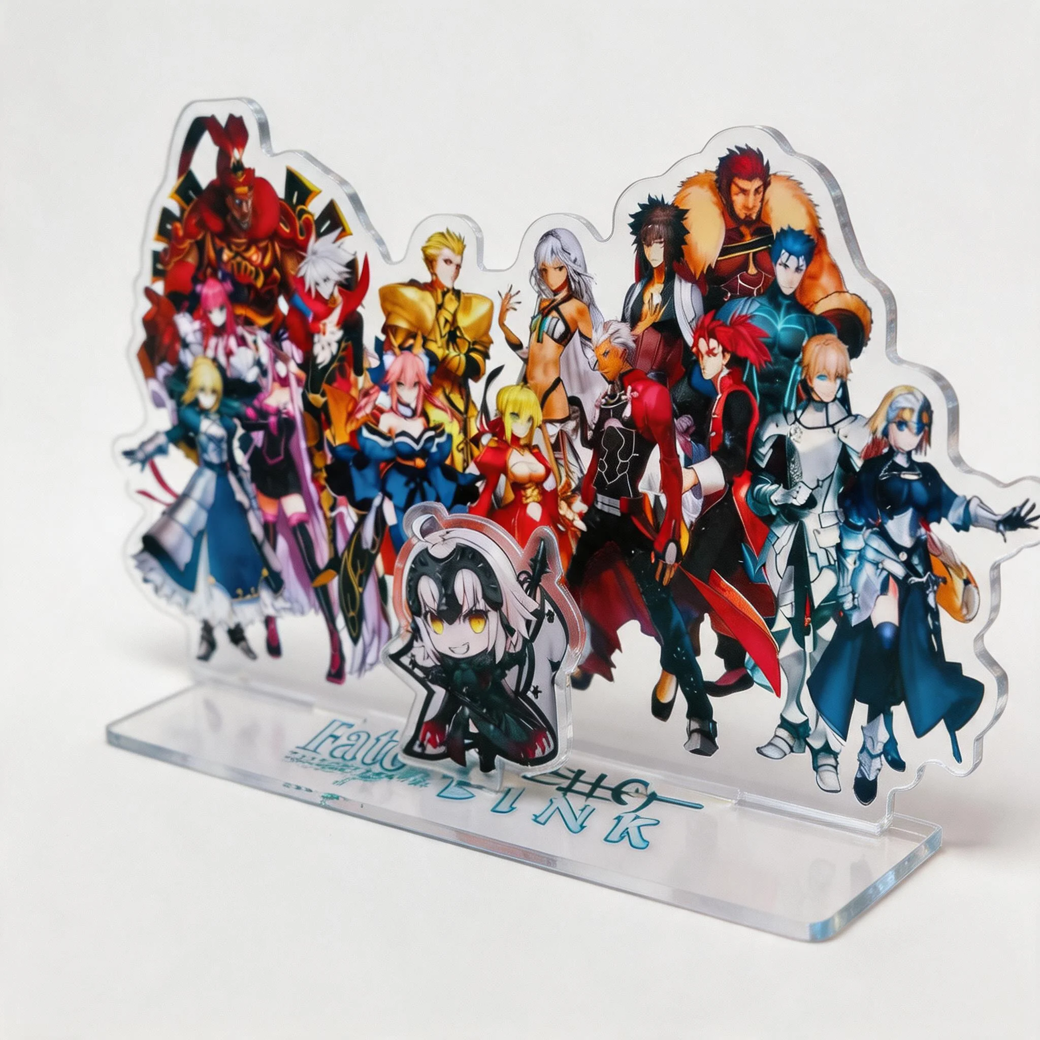 BIG SIZE Fate EXTELLA LINK Jeanne Saber Elizabeth Nero Gilgamesh Gawain Iskandar Karna acrylic stand figure model cake topper