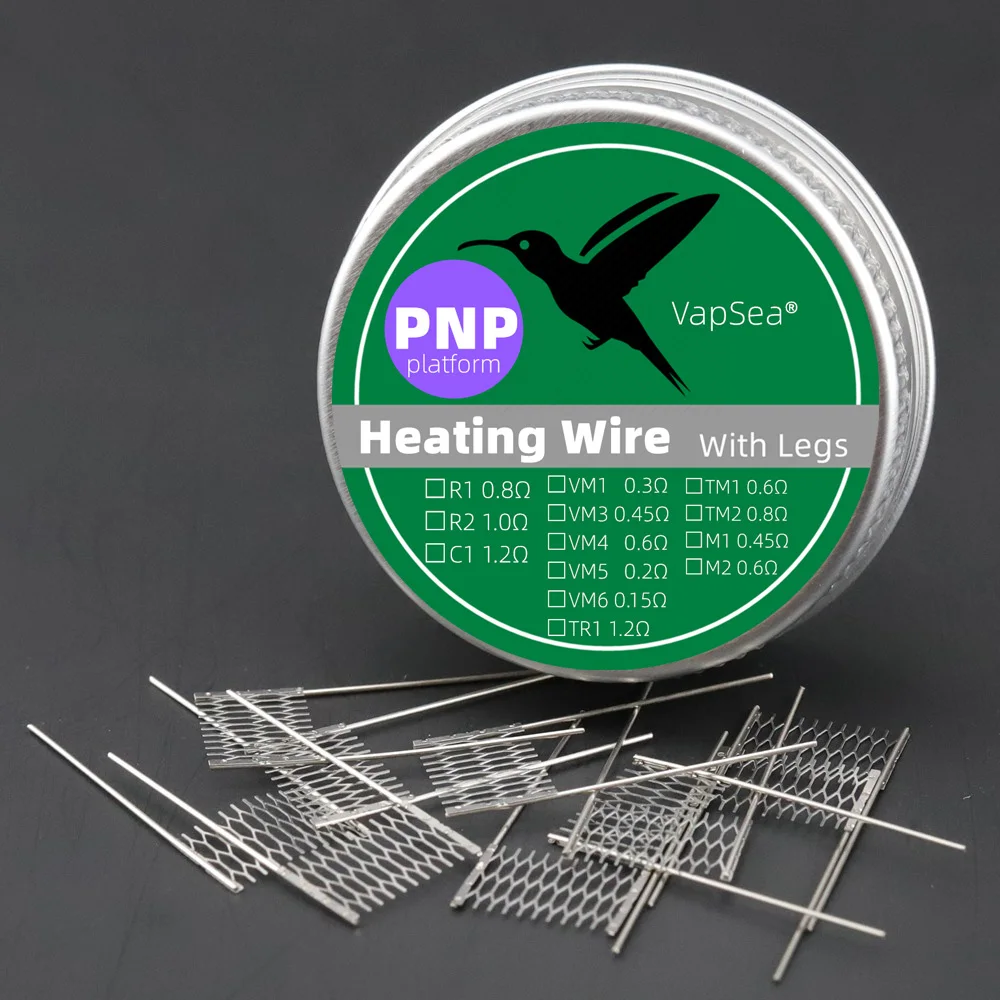 100-10pcs PnP/PnP X/TW Rebuild Mesh Coils VM1/3/4/5/6/TM1/TM2/TR1/R2 DIY Meshed Wire For Drag X/S/VINCI 2/H40/H80/E60