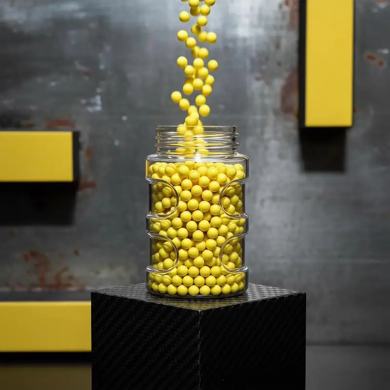 1000 Runden 0,11g 0,25g Gelbe Paintballs 6mm Taktische Strike-Bälle für Outdoor-Teambuilding-Schießaktivitäten – Detail 4