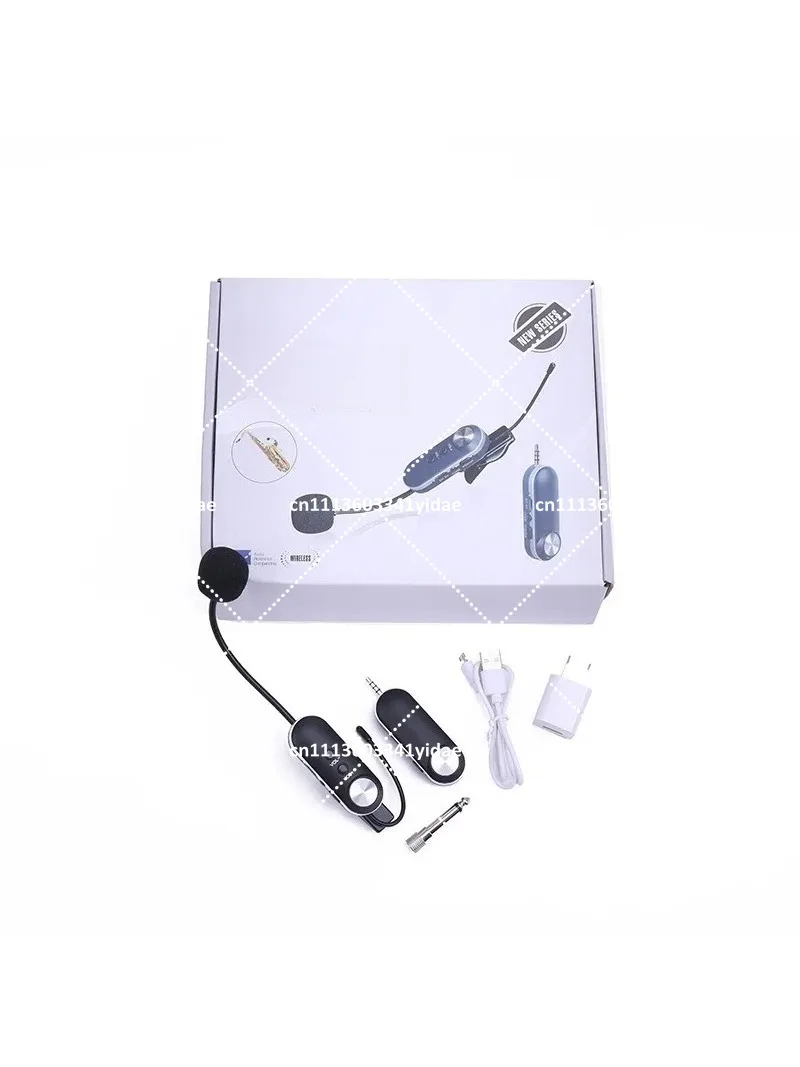 Condenser Clip Microphone for Saxophone Trumpet Wireless Receiver Transmitter Live Show Performance