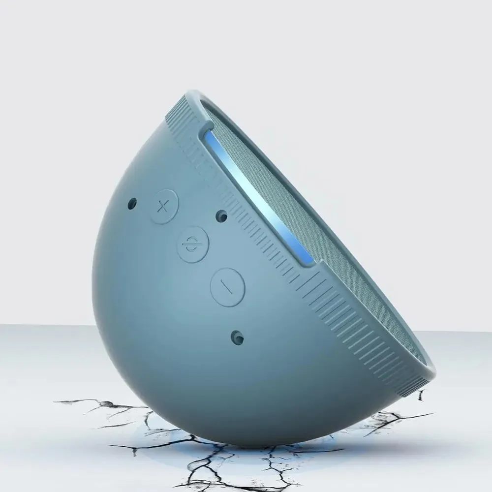실리콘 실리콘 오디오 박스 케이스 충격 방지 안티 드롭 스피커 스킨 커버 액세서리 Amazon Echo Pop 용 보호 장치