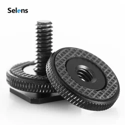 Selens 1/4 Tripod Screw to Flash Hot Shoe Mount Adapter For DSLR SLR on Hot shoe Studio photography Accessory Screw