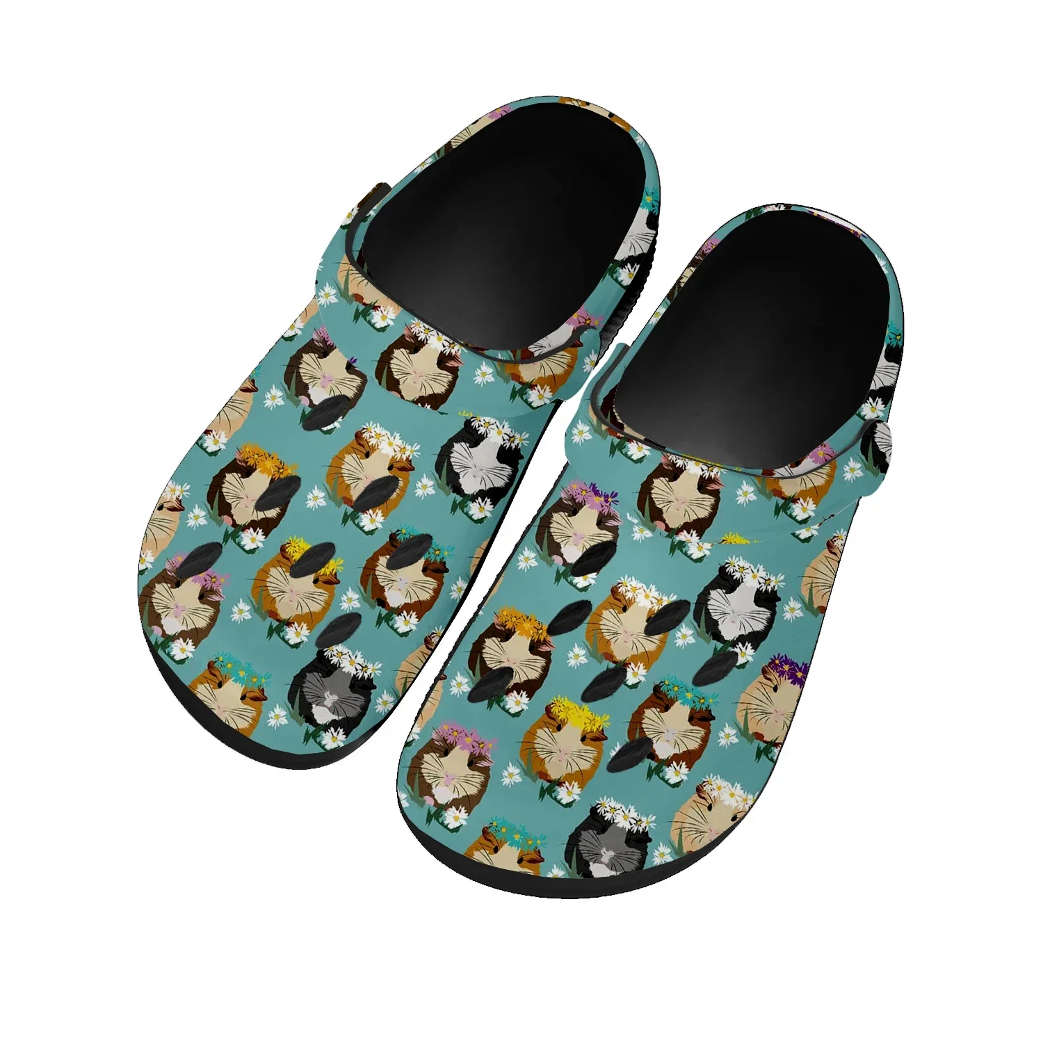 

Cute Cartoon Guinea Pig Home Clogs Custom Water Shoes Mens Womens Teenager Sandals Garden Clog Breathable Beach Hole Slippers