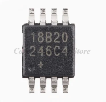 10PCS DS18B20U DS18B20Z+T DS18B20 SMD MSOP8 SOP TO-92 DS18B20U+T&R 18B20 Digital Temperature Sensor Chip
