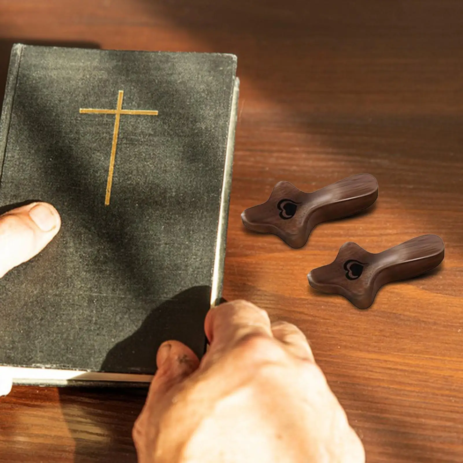 Cross Fidget Wood Comfort Crosses For Hand Wood Decorative Crucifix For Prayer Rooms Meditation Mindfulness Enthusiasts