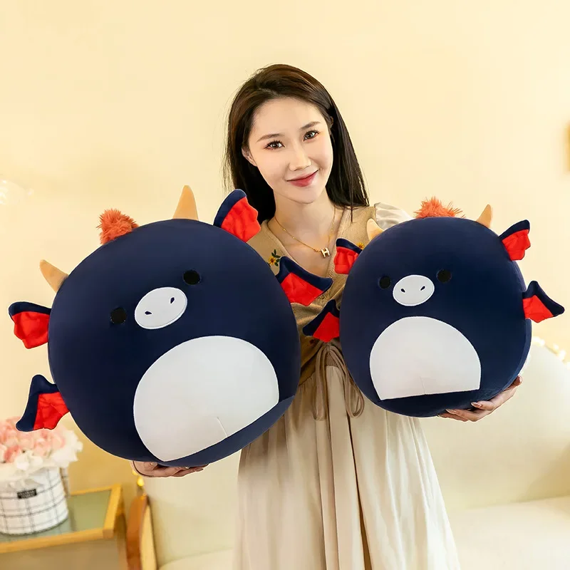 

45cm Cuddly Little Dragon Beast Pillow Kawaii Plush Pillow Soft Plush Toy Children Bed Sofa Doll Pillow Children Gifts