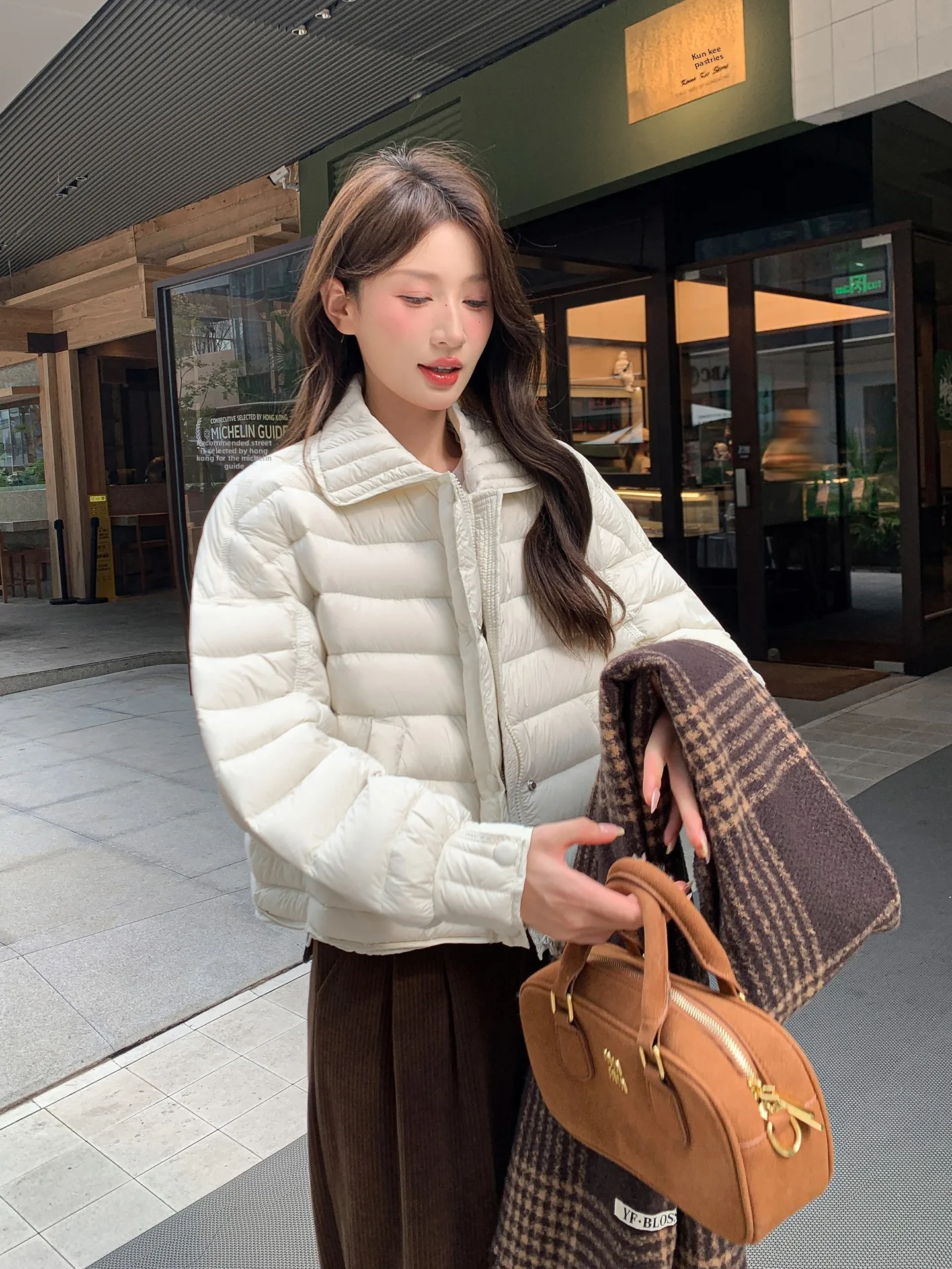 

Retro Color Thiened ort Cotton Jaet Women's Faionable Warm Outerwear Korean Sle Autumn New Arrival