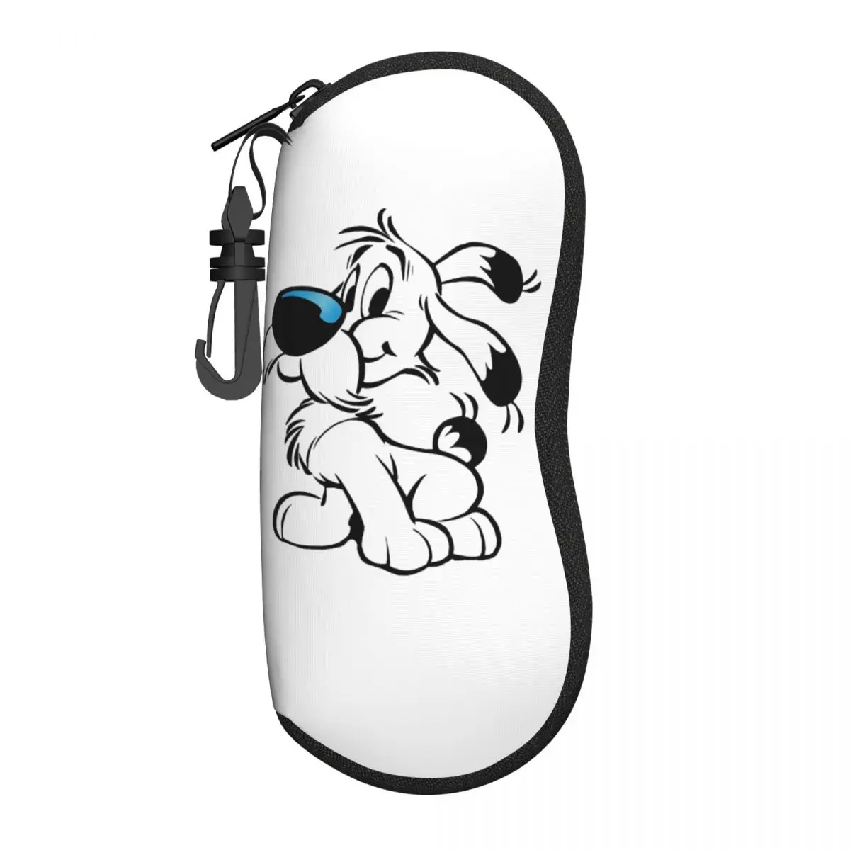 Custom Asterix And Obelix Sunglasses Soft Case Neoprene Zipper  Dog Idefix Shell Eyeglass Case Protective Box For Glasses