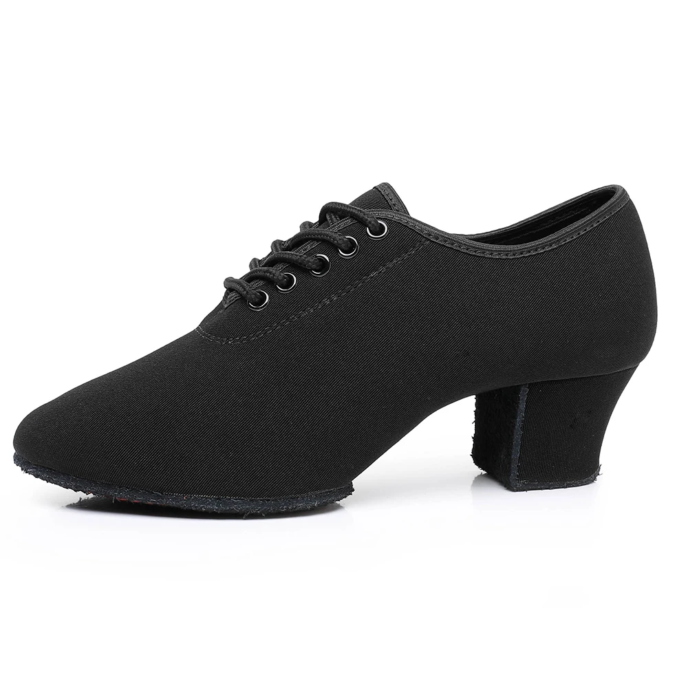 DIPLIP Sapatos de Dança Latina para Meninas e Mulheres, Sapatos Modernos de Dança de Salão, Tênis Tango Salsa, Tênis Novos Oxford 3,5, 5cm