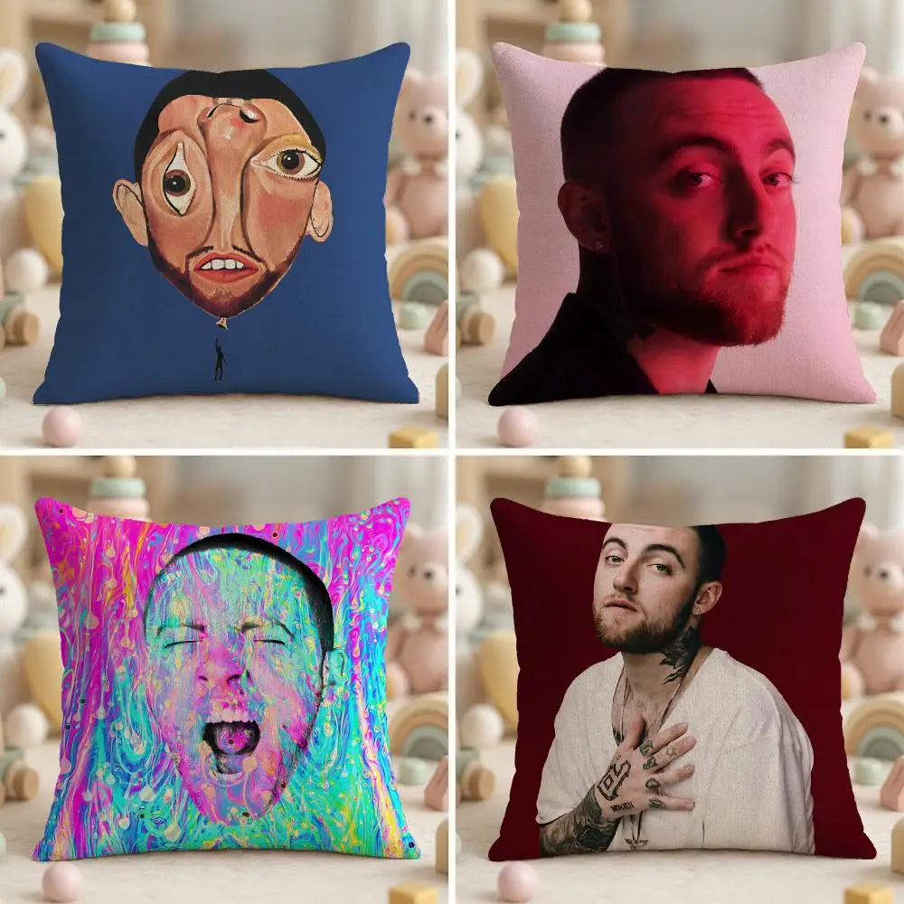 Rapper M-Mac MillerS Cushion Cover Ultra Soft Throw Pillow Cover Skin Friendly for Sofa Bed Home Decor Gift