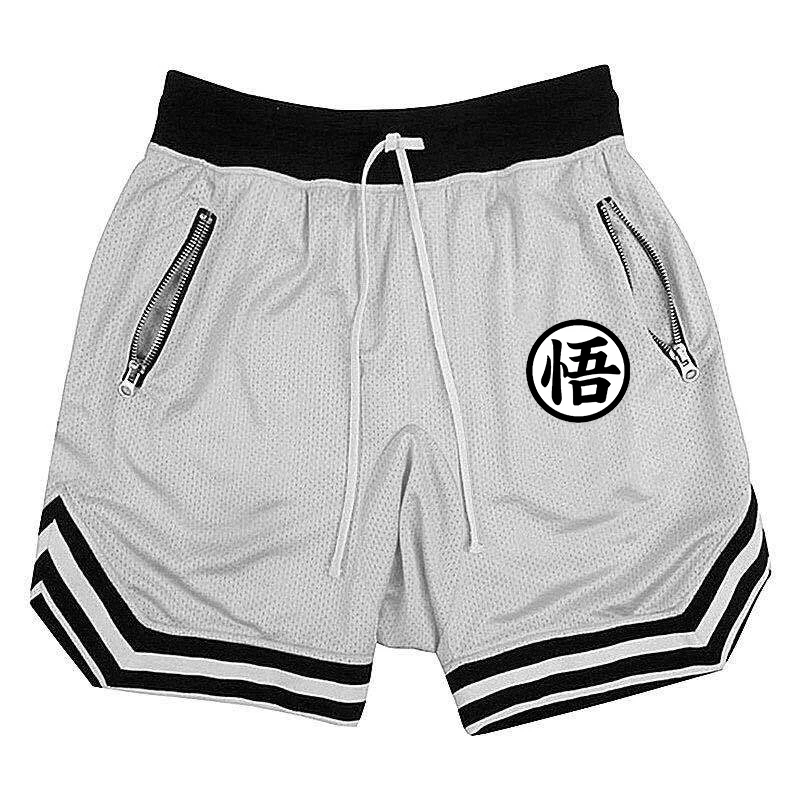 Men's new fashion jogging pants, casual breathable short sports basketball shorts, mesh quick-dry gym shorts, summer shorts