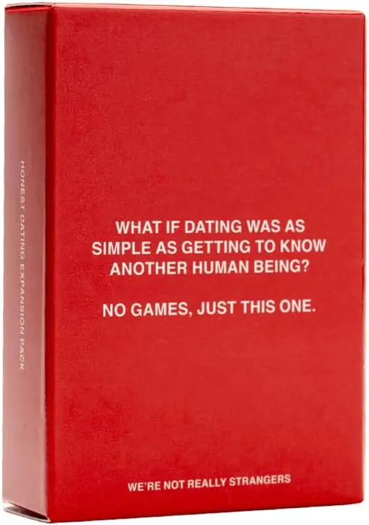 WE\'RE NOT REALLY STRANGERS Card Game - Honest Dating Expansion Pack (50 Cards and Wildcards)