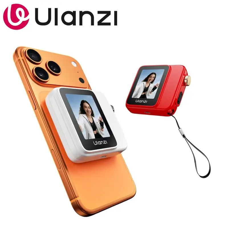 Ulanzi VM02 Wireless Magnetic Selfie Monitor Screen with Remote Focus Control MagSafe for iPhone Samsung Xiaomi Smartphone Vlog