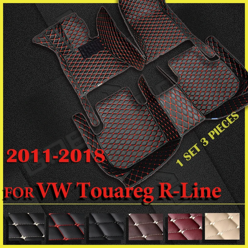 

Car Floor Mats For VW Volkswagen Touareg R-Line 2011 12 13 14 2015 2016 2017 2018 Custom Auto Foot Pads Interior Accessories