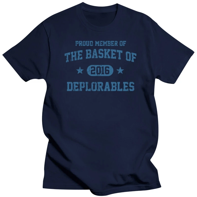 2020 Printed Men T Shirt Cotton Short Sleeve  Vintage The Basket Of Deplorables 2016 T-Shirt  Women tshirt