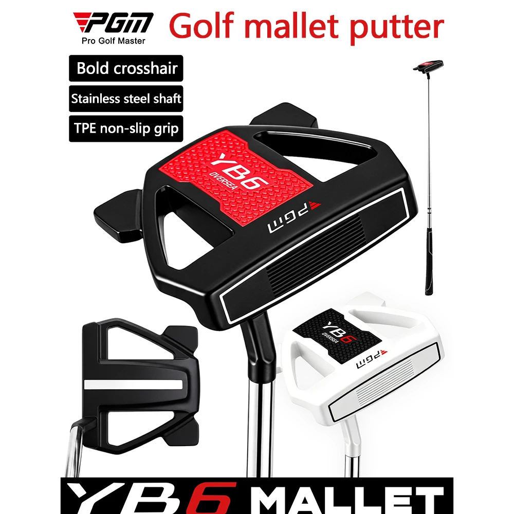 PGM Golf Putter für Männer & Frauen, Anti-Twist Mallet, für Rechts-/Linkshänder | Ball-Aufnahmefunktion, Ausrichtungshilfe – Detail 1