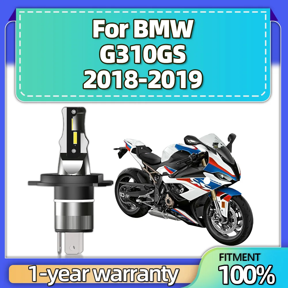 

For BMW G310GS 2018 2019 1PCS 15000LM LED H4 Motorbike Headlight Bulb Canbus Error Free High Low Beam Motorcycle Headlamp