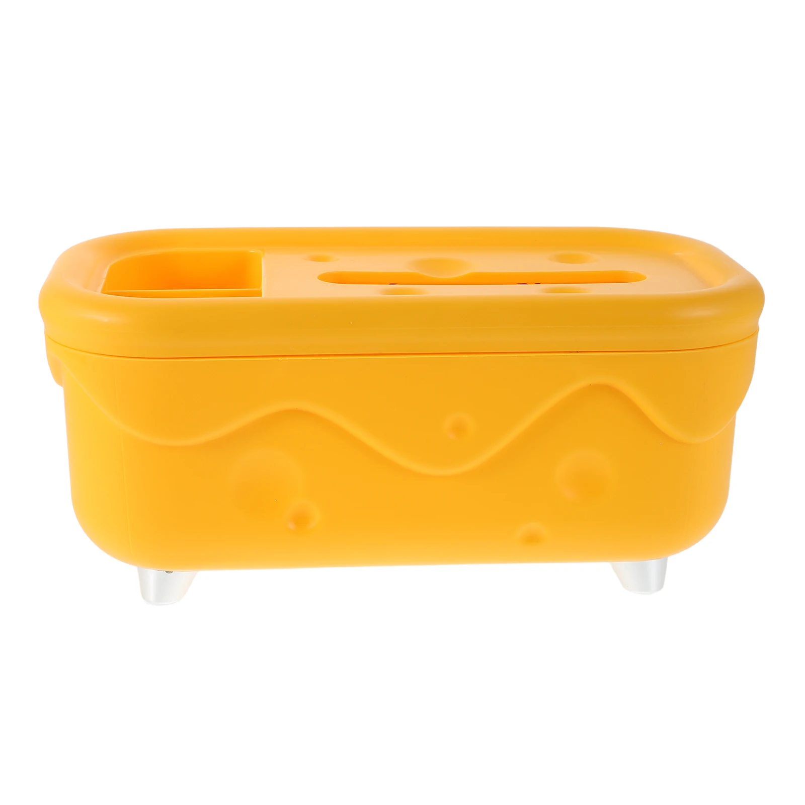 

Paper Box Tissue Case Napkin Storage Organizer Bin Towel Holder Yellow Desktop Dispenser Farmhouse