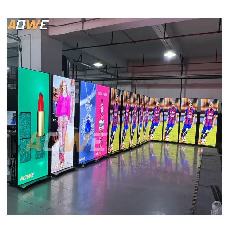 Shenzhen Technology  Outdoor Advertising Led Poster Software Phone App Bright Led Display Digital Signage and Displays