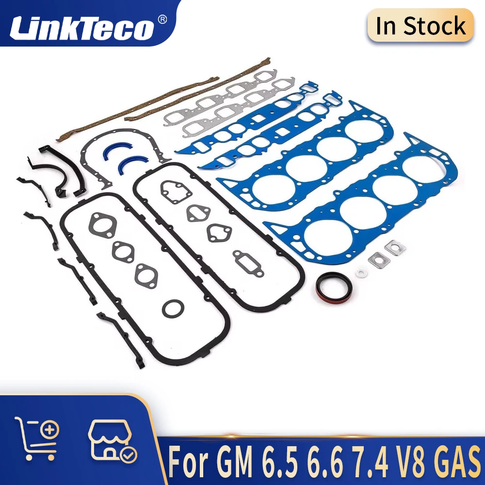 Engine Parts Cylinder Head Gasket Set Kit 6.5 6.6 7.4 L Gas V8 For GM Pontiac Chevrolet GMC SK2601046 6.5L 6.6L 7.4L antique car