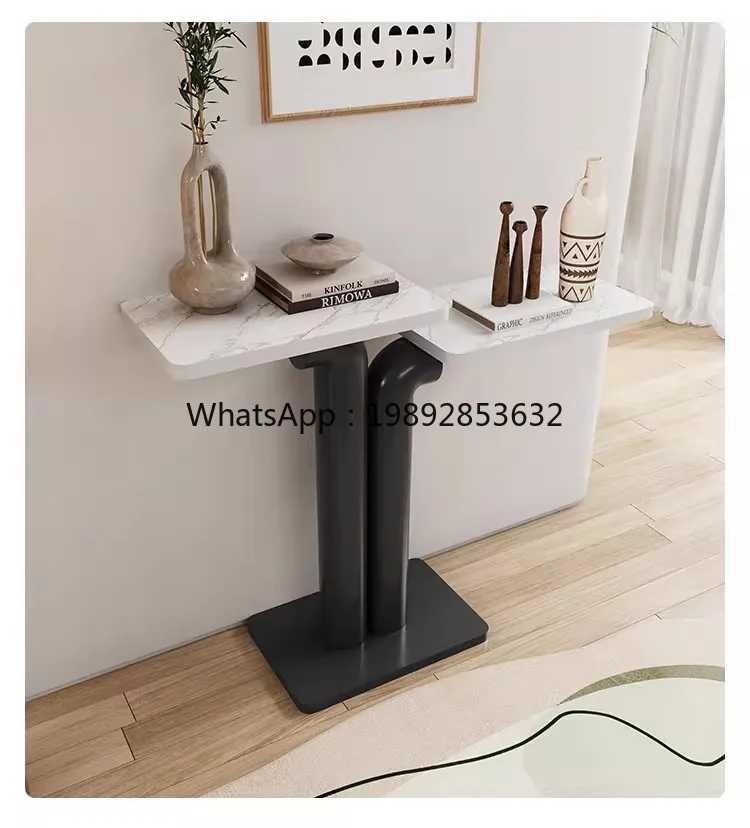 ZZ Light Luxury Entryway Table Ultra Narrow Creative Entryway Console الراقية غرفة المعيشة المدخل الإنترنت المشاهير #3