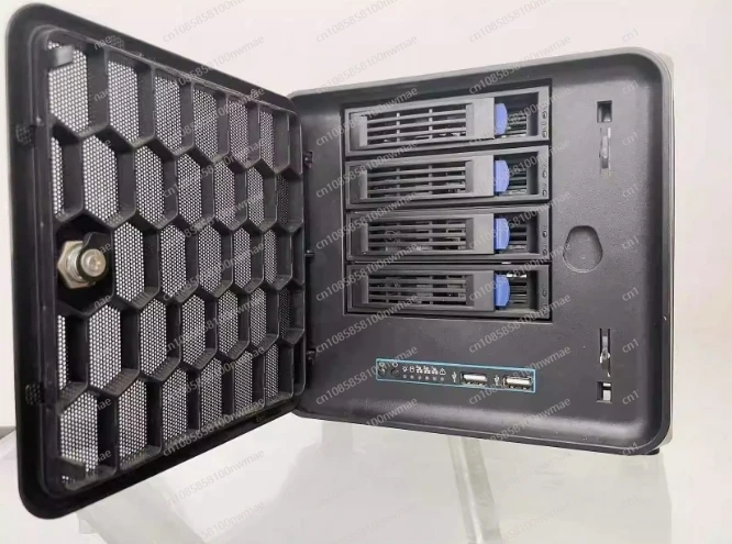 

New 4 Bays Hard disk NAS Case Support Mini ITX Motherboard For Home Network Storage