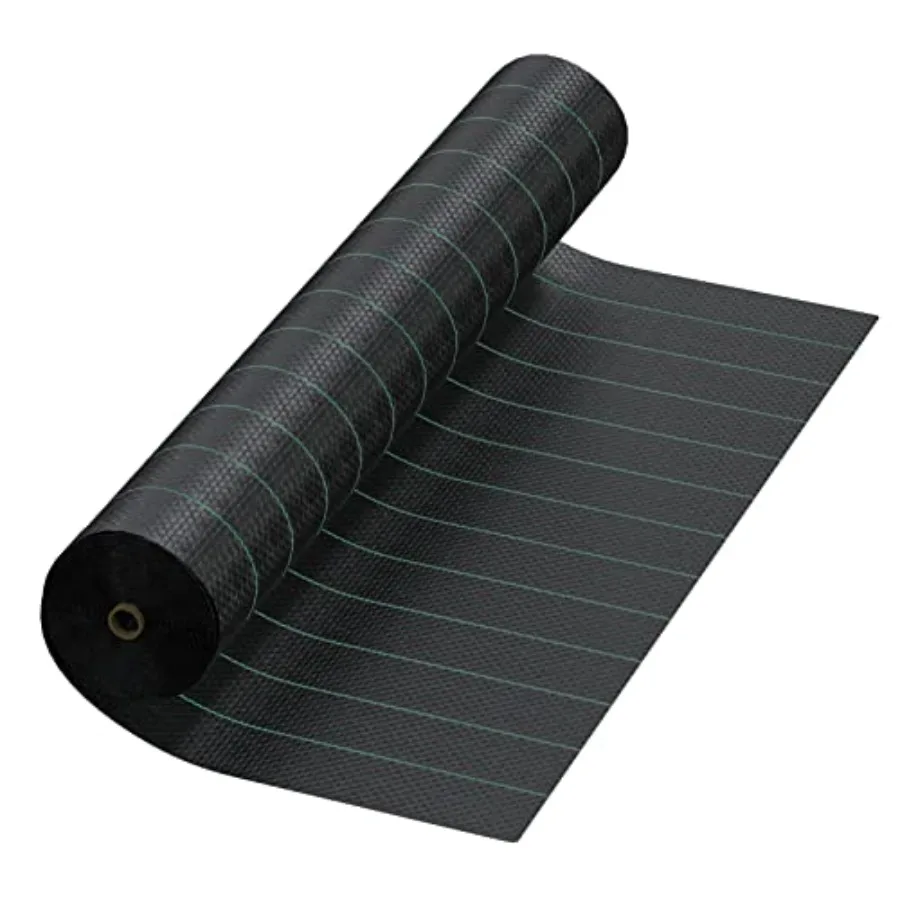 

Геотекстильное полотно из полипропилена 13x60 футов, 5 унций, с прочностью на разрыв 800 фунтов, для стабилизации коммерческих дорог и подложки под дорожное покрытие