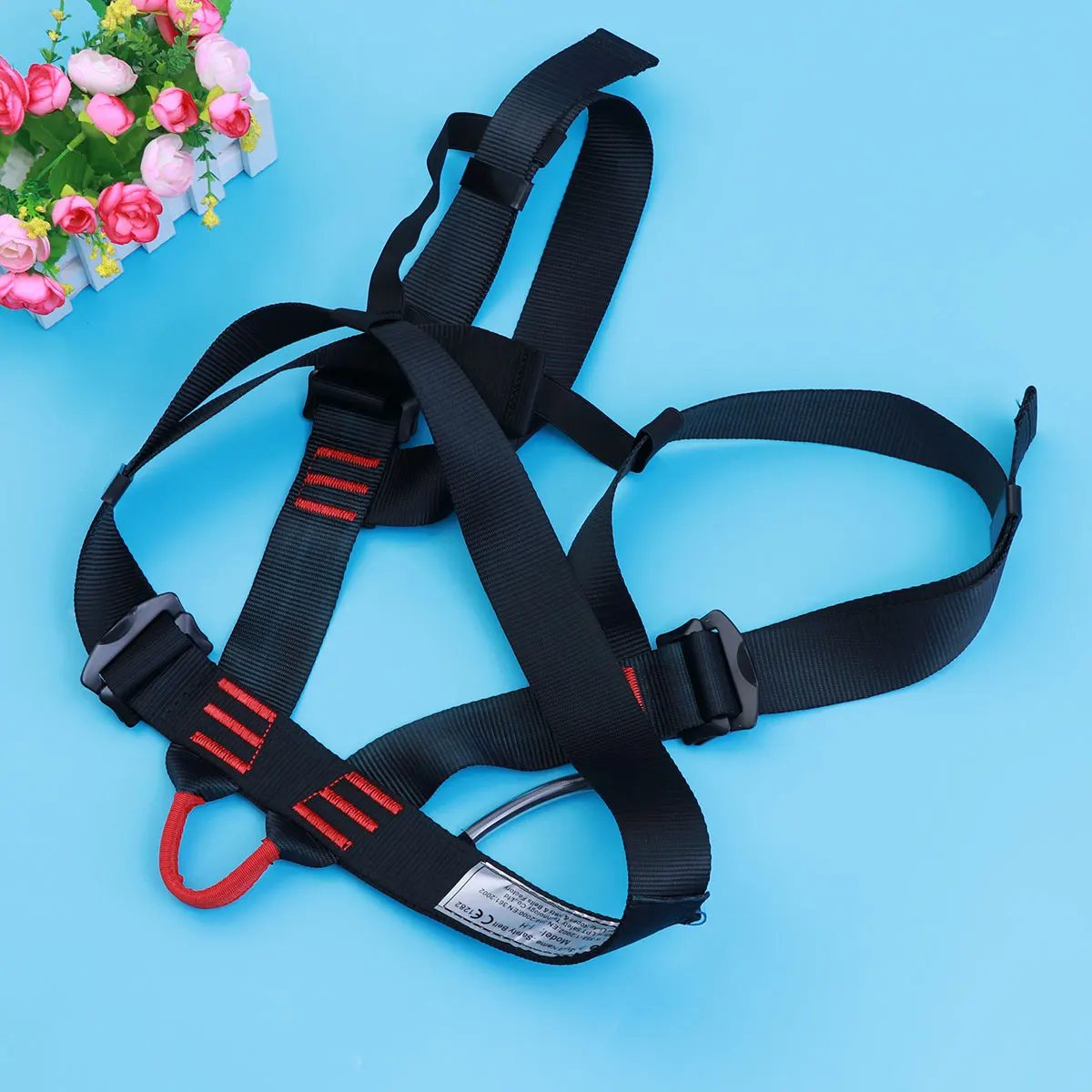 

Climbing Safety Harness Adjustable For Mountain Rappelling Fire Rescue Caving Working Outdoor Camping Tool