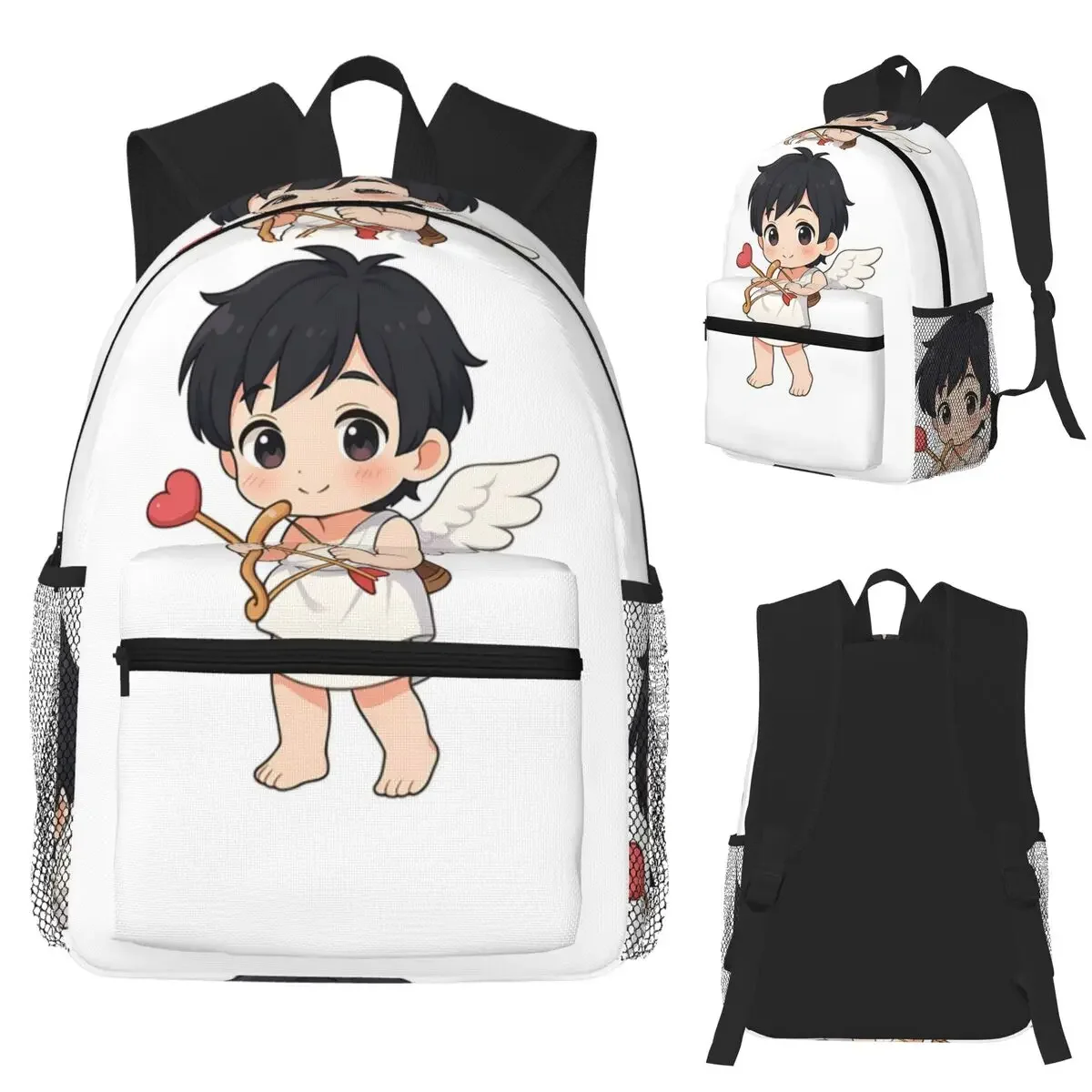 

Милый Chibi Валентина Купидон Kawaii Крылья Ангела и Сердце Стрела Аниме Студенческий Рюкзак Школьная Сумка Рюкзак Книжная Сумка Сумки На Ремне