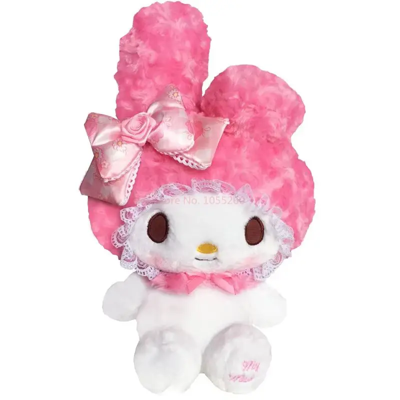 Hellokity-Sac en peluche Disney Melody Butter Rose pour enfants, oreillers en forme de rose, cadeaux d'anniversaire pour filles, décorations de canapé, nouveau