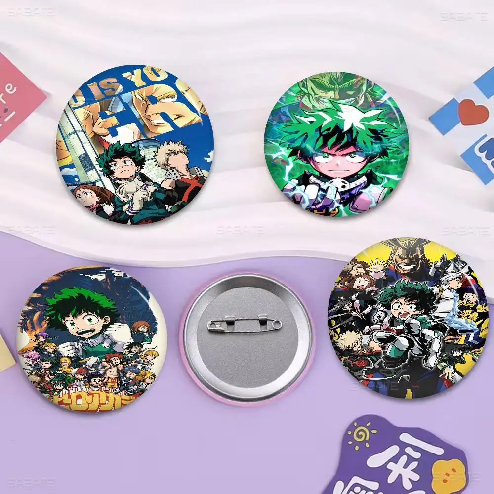 

My Hero Academia anime Badges Creative Tinplate Soft Button Pins Animal Icon Brooch Lapel Backpack Badge Accessories Pin