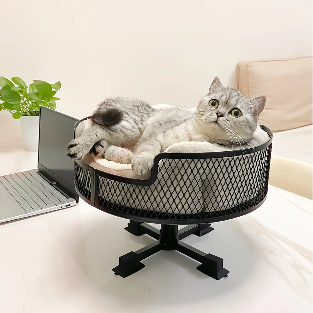 

Factory Wholesale Attractive design pet pad easy assemble desktop cat nest