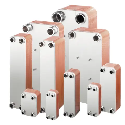 EATB12-40 Brewing Wort Chiller Plate Heat Exchanger, Stainless Steel Brazed Plate Chiller for Homebrew Wort Cooling - Heavy Duty