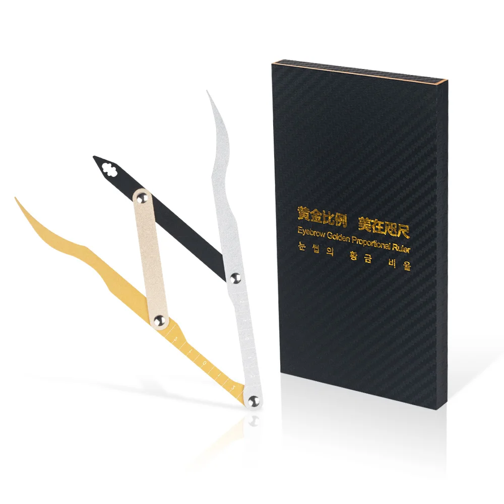 

Stainless Steel Golden Ratio Eyebrow Microblading Accessories Makeup Measure Tool Ruler Eyebrow Make up Tool Tattoo Rule