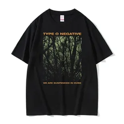 Zespół rockowy typu O Negative Suspended In Dusk Essential T-shirt Mężczyźni Kobiety Moda Casual Tshirt Mężczyzna Vintage Oversized Tops Tees