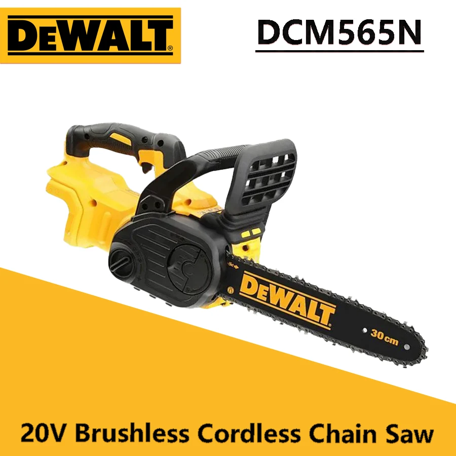 DEWALT DCM565N 20V Brushless Cordless Chain Saw Electric Garden Saw (no battery) Wood Cutter Machine Rechargeable Engraving Saw