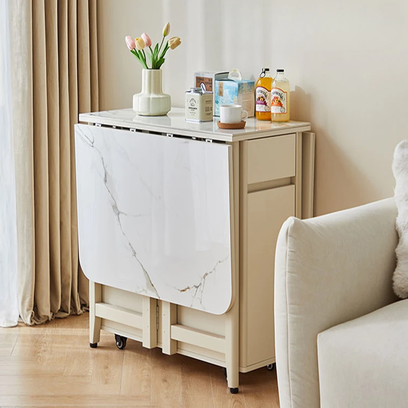 Sedentary Table Folding Dining Dinning Tables Ceramic Reception Extendable Kitchen Multifunction Home Mesa De Comedor Room Cafe